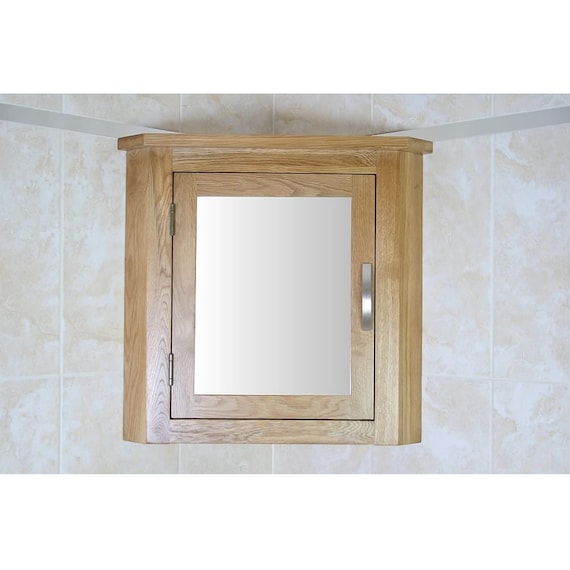 Mirrored corner bathroom wall cabinet deals