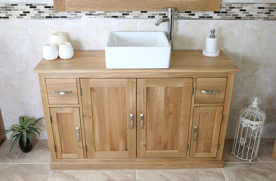 Montreal Oak Bathroom Vanity Set