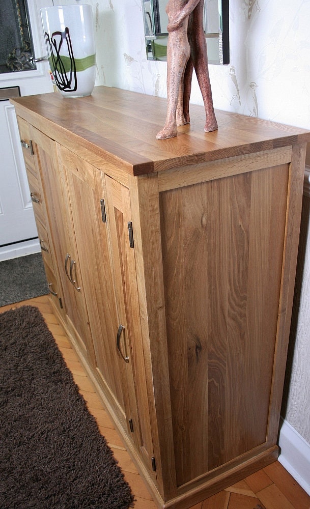 Solid Oak Extra Large Shoe Cupboard 901 