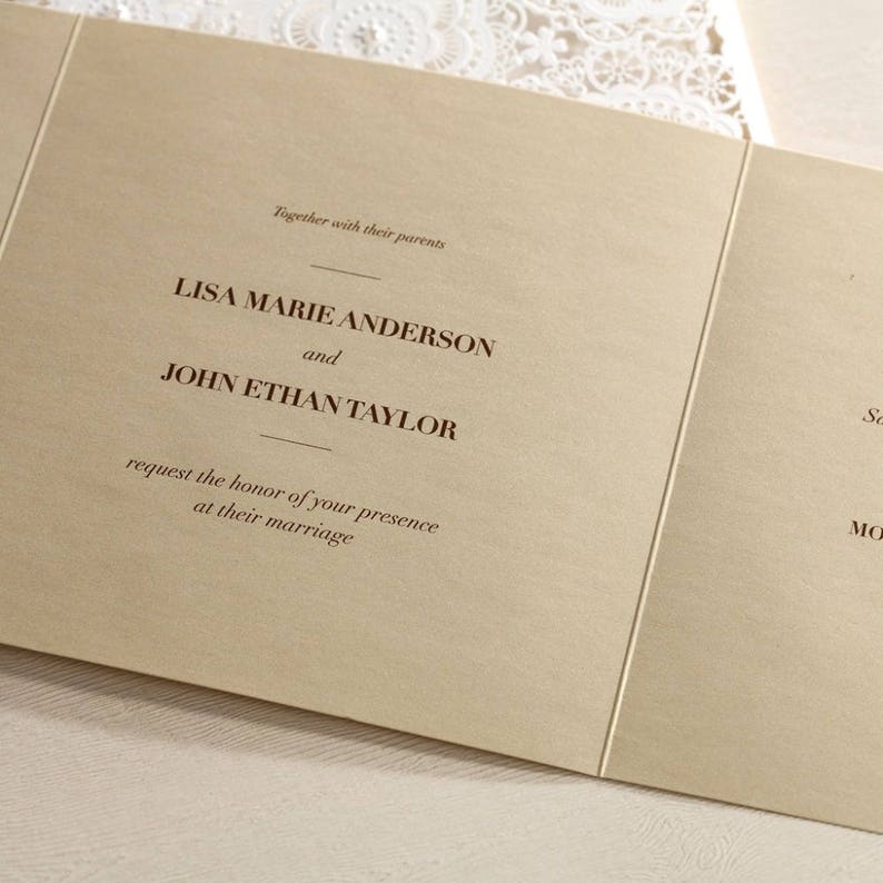 12 Rustic Wedding Invitation SetWhite Pearl Wedding Invitation with EnvelopesBlank Elegant Wedding InvitationFloral Wedding Invitations