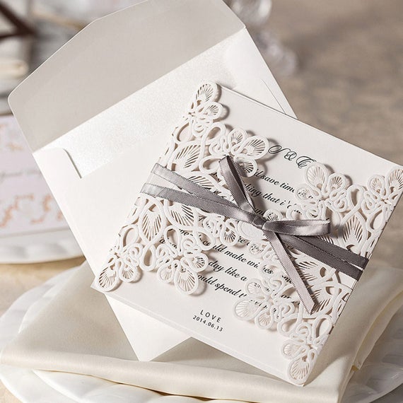 100 Rustic Wedding Invitation Kit/DIY Blank Wedding Invitation Etsy