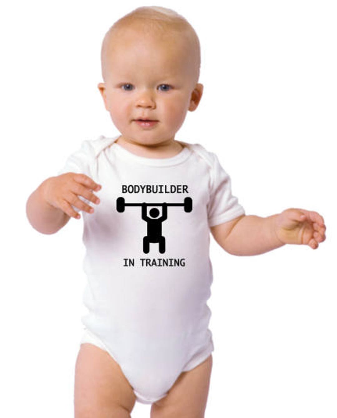 Bodybuilder in Training ONESIES ® Brand Bodysuits Baby Clothes Baby