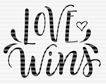 Love Wins Quote Etsy