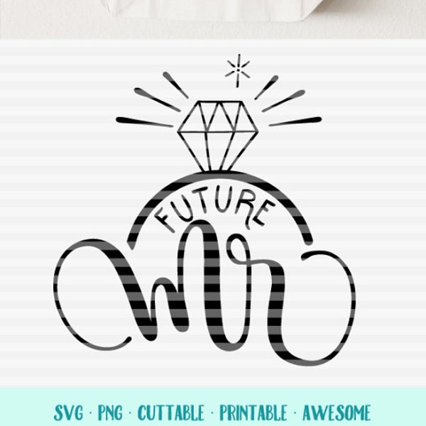 Future Mr - SVG - DXF - PDF files -  hand drawn lettered cut file - graphic overlay
