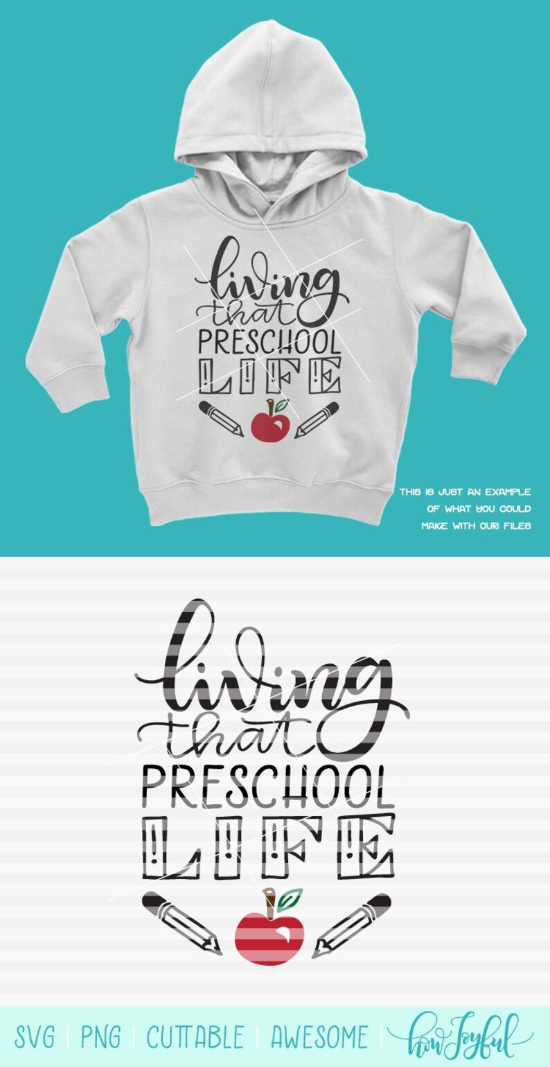 Download Living That Preschool Life School Teacher SVG PDF | Etsy