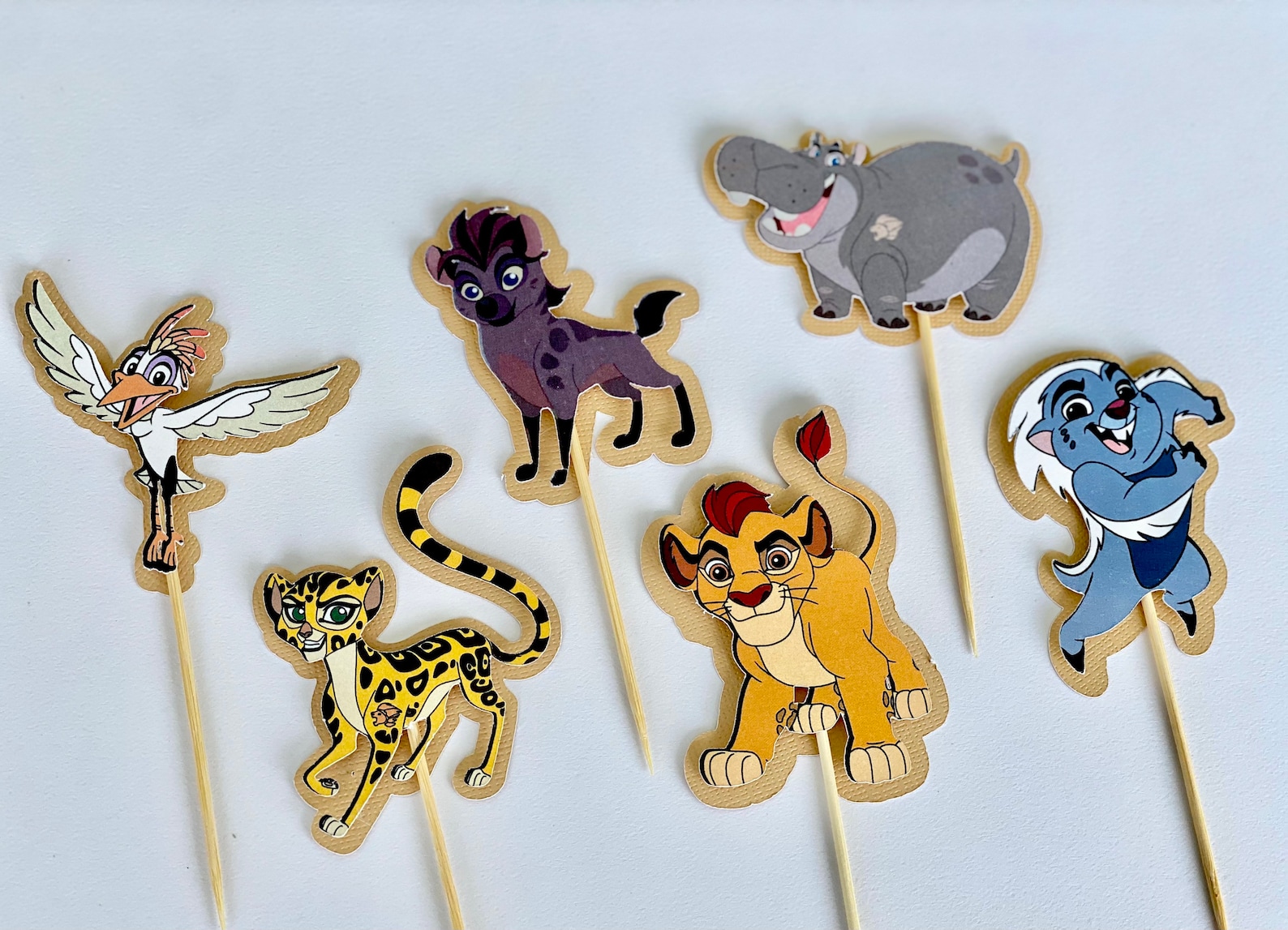 Lion Guard Cake Topper & Cup Cake Topper 3D Personalized Etsy