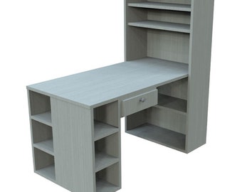 Shelf Craft table- by Dfs Designs