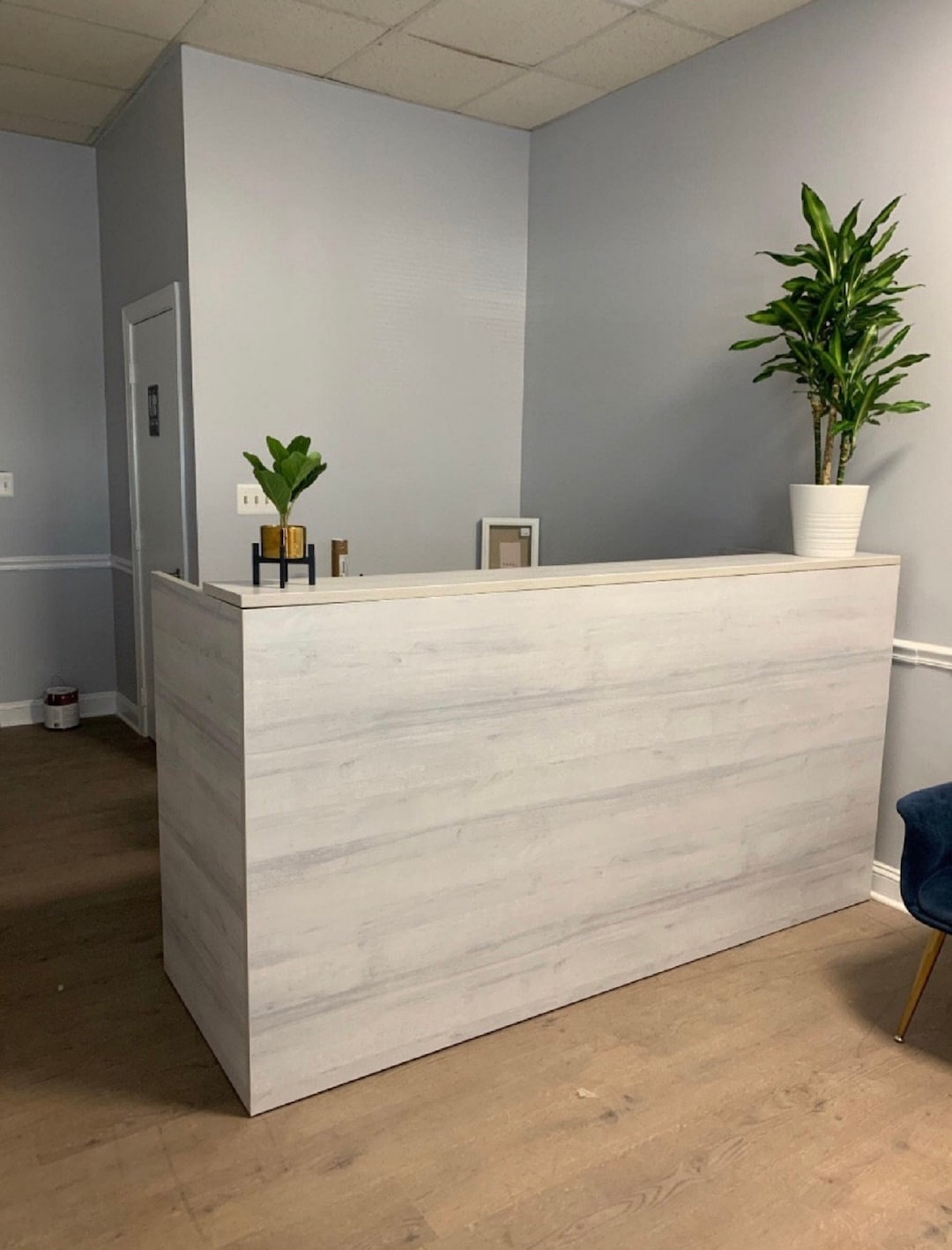 Tall reception desk deals