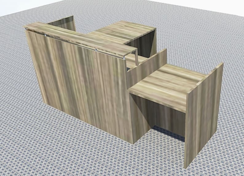 Ada Reception Custom Desk Fully Customizable