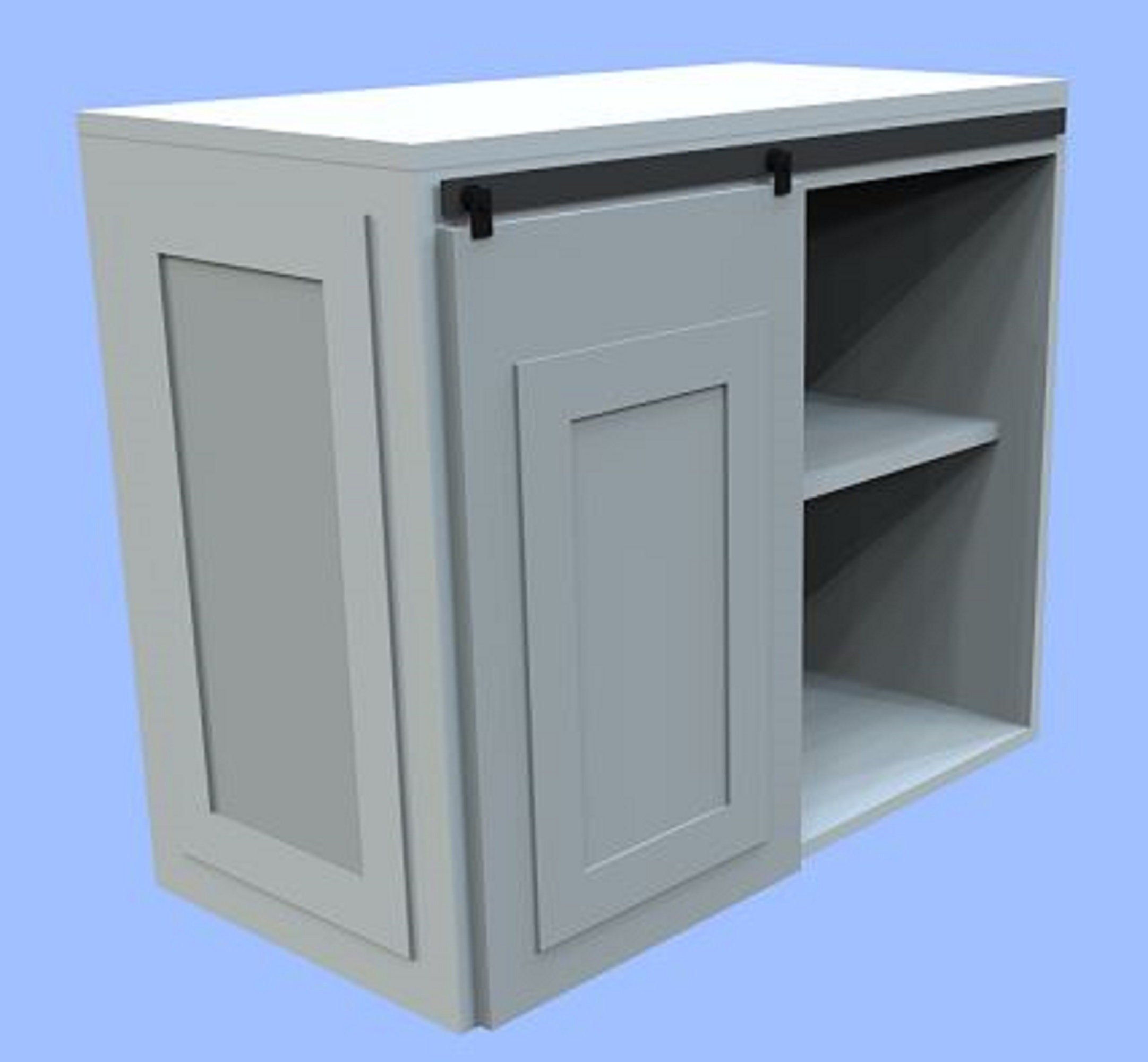 Multi Functional Cupboard, Mini Fridge Microwave Cabinet