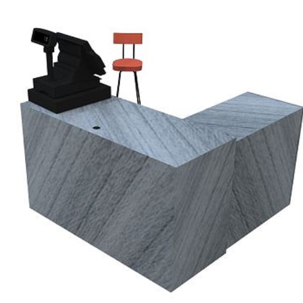 Standing Reception Desk - Etsy