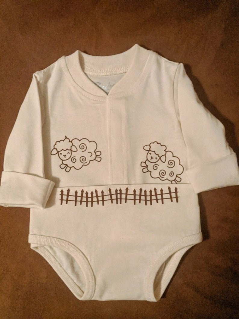 Counting Sheep Baby Bodysuit