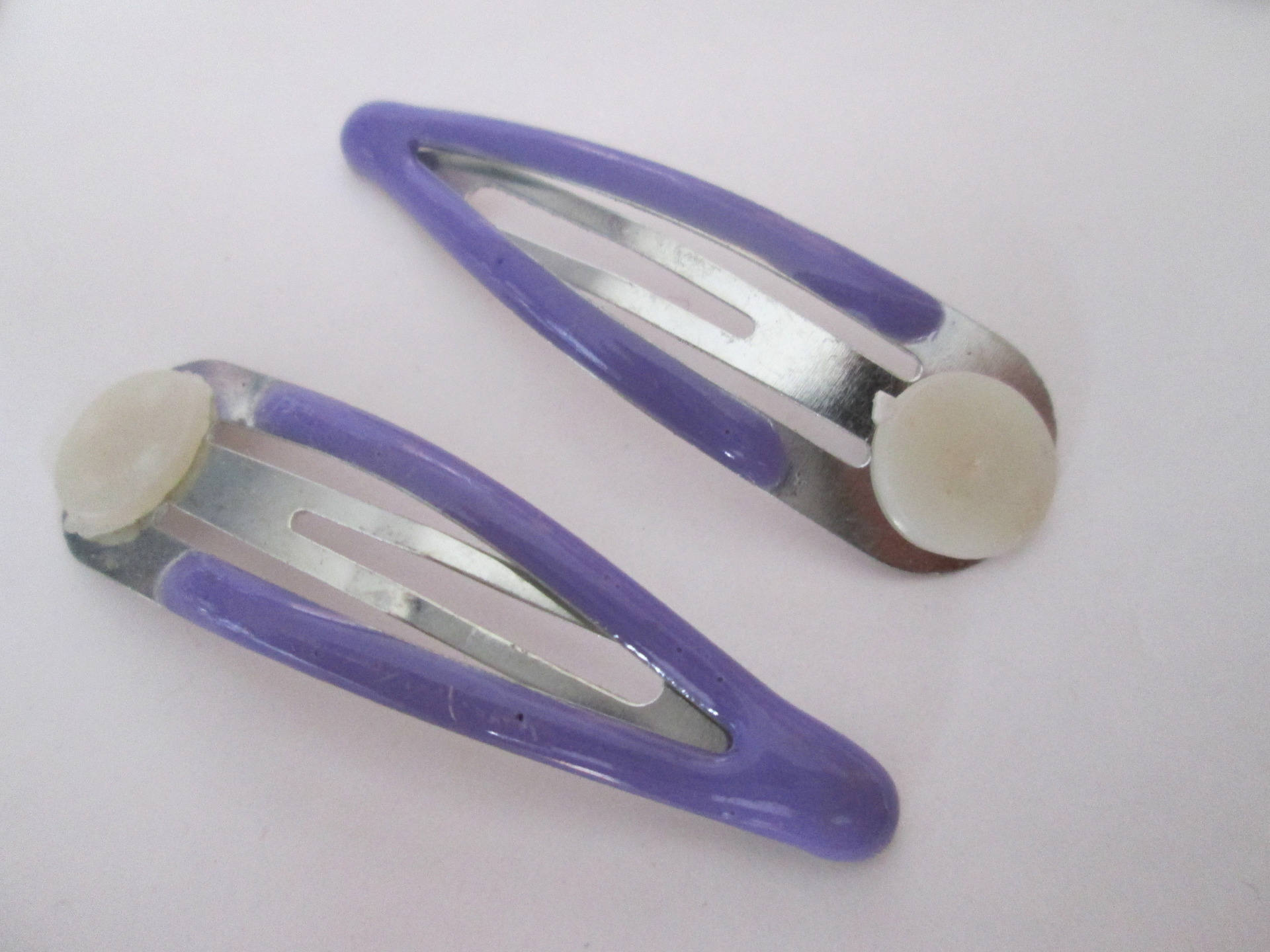 2 Purple Hair Clips to Decorate 49 X 13 Mm Etsy UK