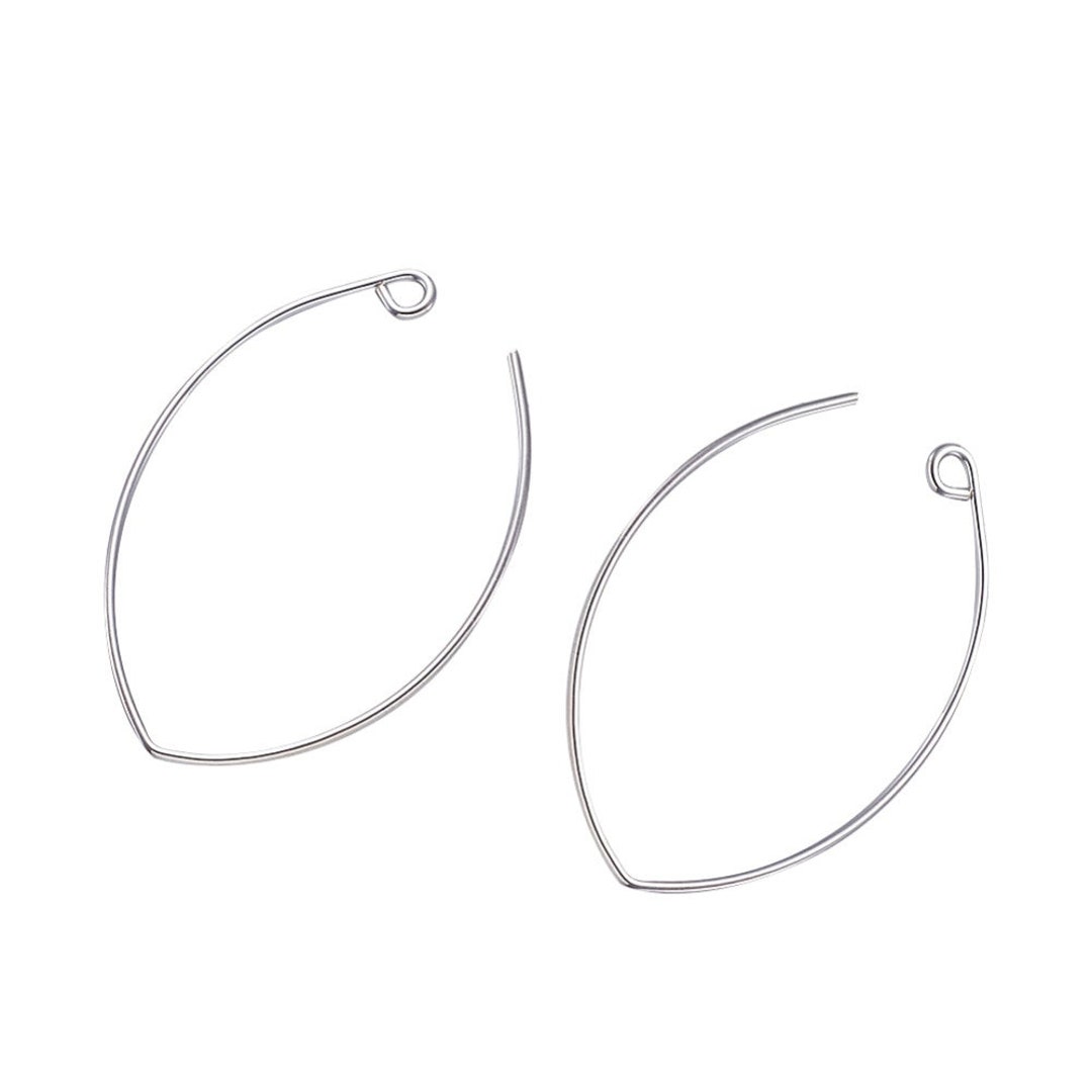 Lot De 300 Crochets Pour Boucles D'oreilles Argenté Sans Nickel + Fermoirs Caoutchouc - Neuf Pour Création De Bijoux