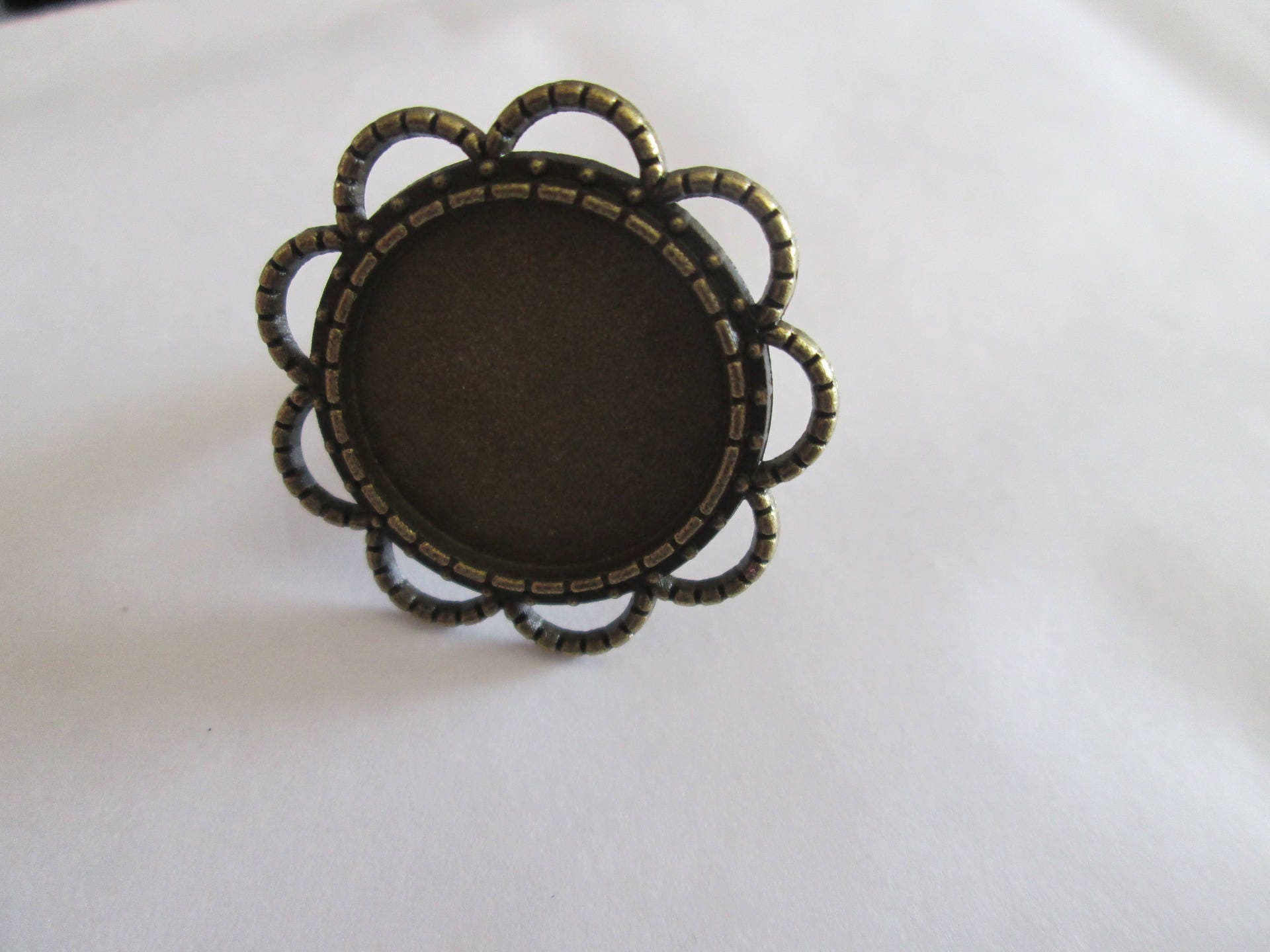 Ein verstellbarer Ringhalter für 18 mm Cabochon | Etsy