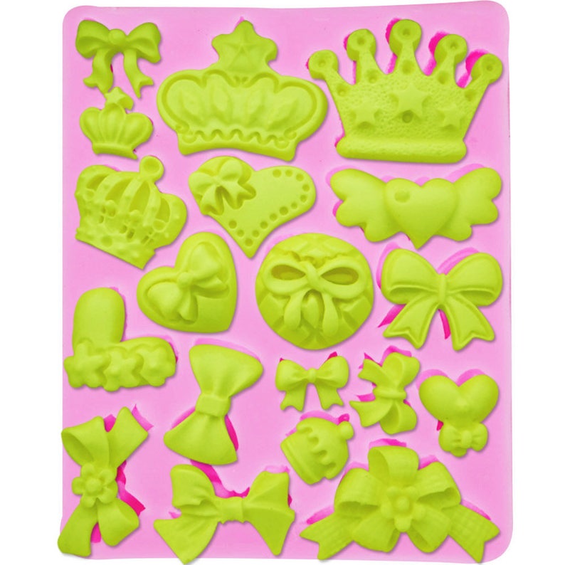 Moule silicone thème princesse pour pâte à sucre image 5