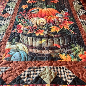 Fall Quilted Throw