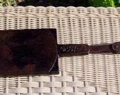 Rare Antique Norwegian TOTUL Cast Iron Krumkake Waffle Iron
