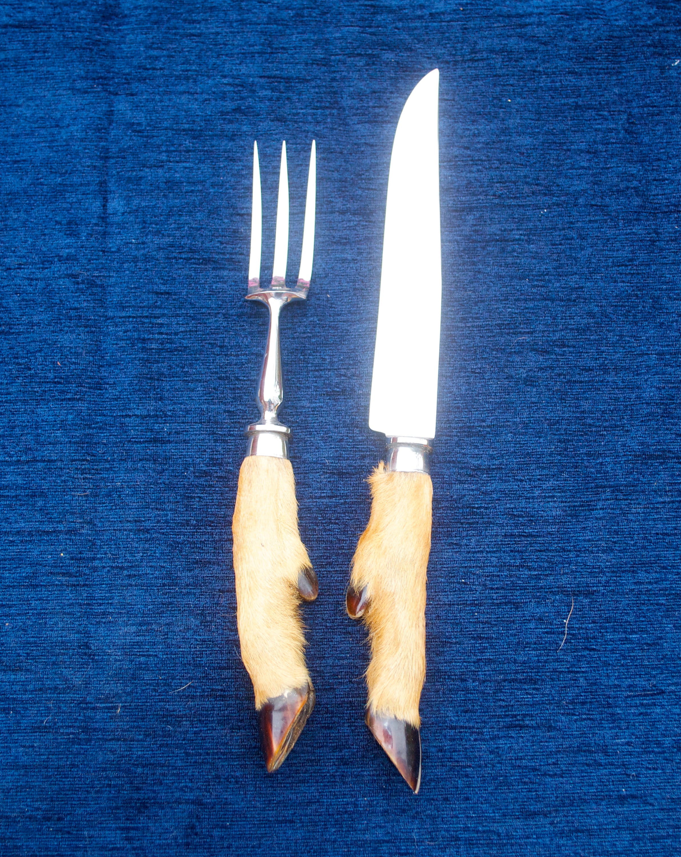 Vintage French Meat Carving Set Artisan Latour D'auvergne Etsy