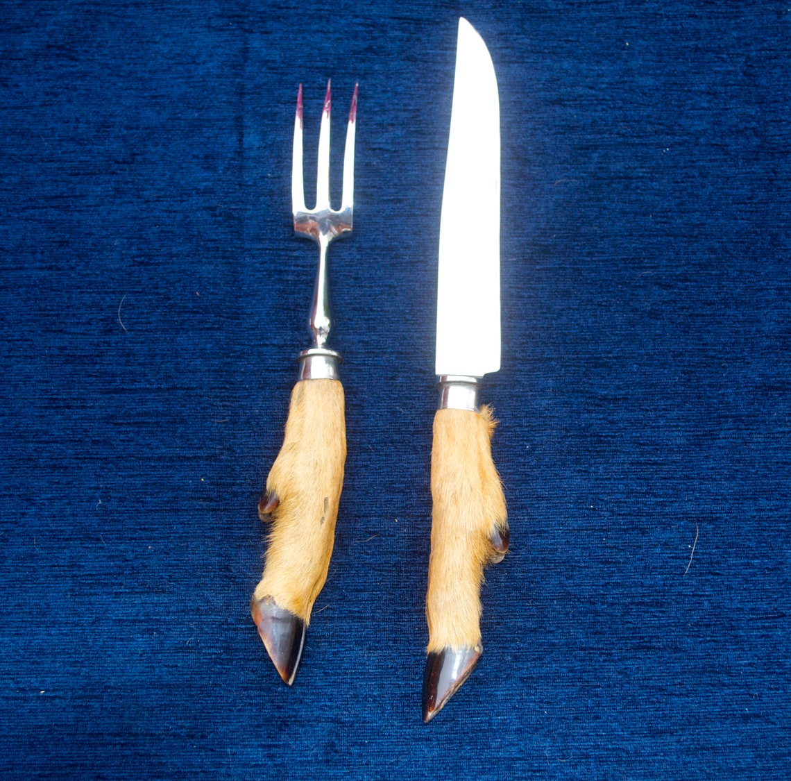 Vintage French Meat Carving Set Artisan Latour D'Auvergne Etsy