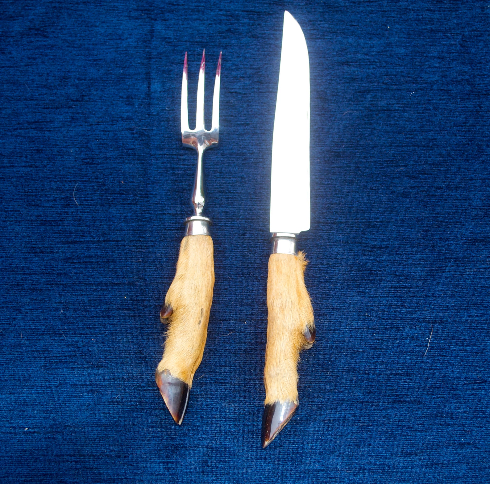 Vintage French Meat Carving Set Artisan Latour D'auvergne Etsy