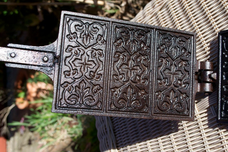 Vintage Norwegian Jotul Cast Iron Krumkake GoroIron Gorojern Etsy