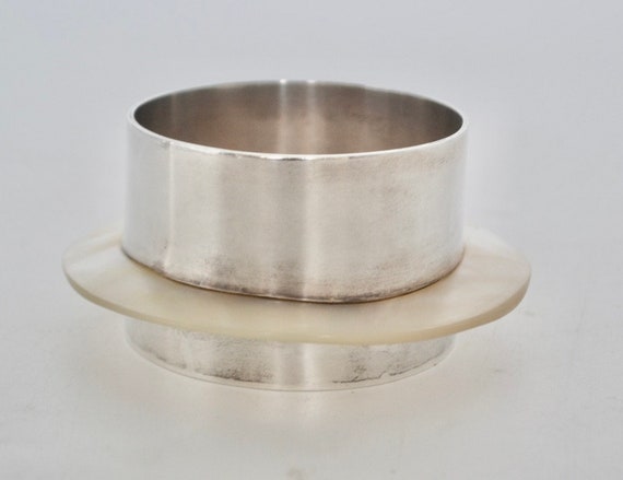 Stunning Solid Silver Bangle Johnson Matthey Mall… - image 3