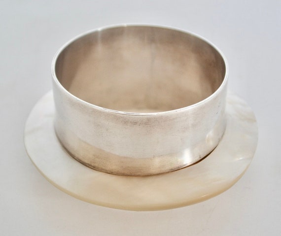 Stunning Solid Silver Bangle Johnson Matthey Mall… - image 8