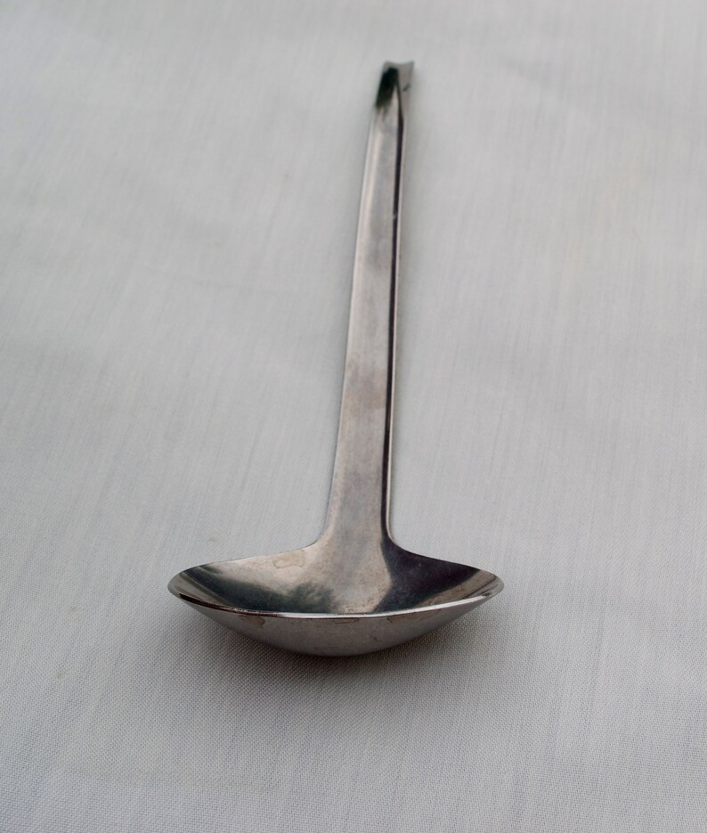Vintage Modernist Ladle Denmark 188 Stainless Steel Small Size Retro 1960/'s