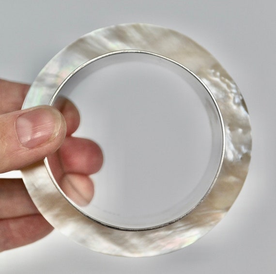 Stunning Solid Silver Bangle Johnson Matthey Mall… - image 9