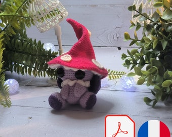 PATTERN / PDF crochet tutorial (French - FR): Mycotae - Amigurumi