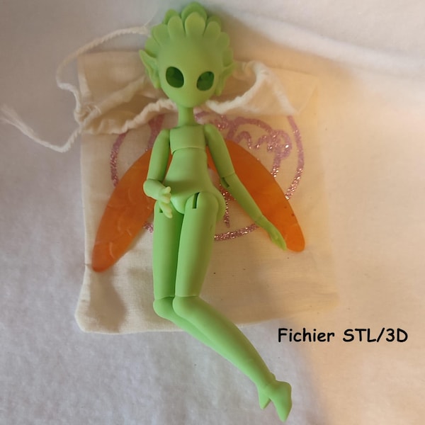 Muñeca BJD Fatamoïrà - Archivo OBJ