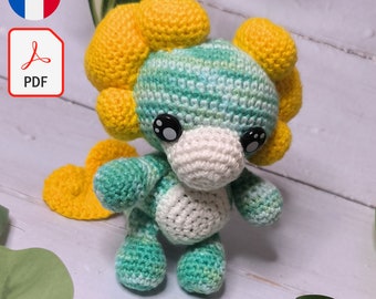 PATTERN / PDF crochet tutorial (French - FR): Bubblystomà - Amigurumi