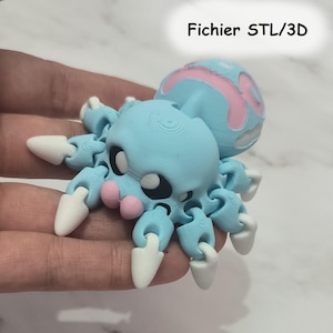 Flexi Toy Spider - Fichier STL et 3MF