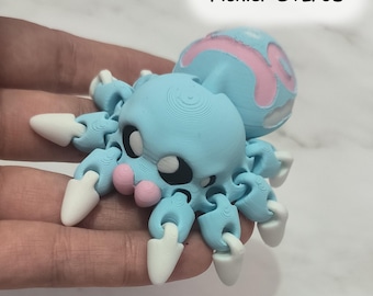 Flexi Toy Spider - STL and 3MF files