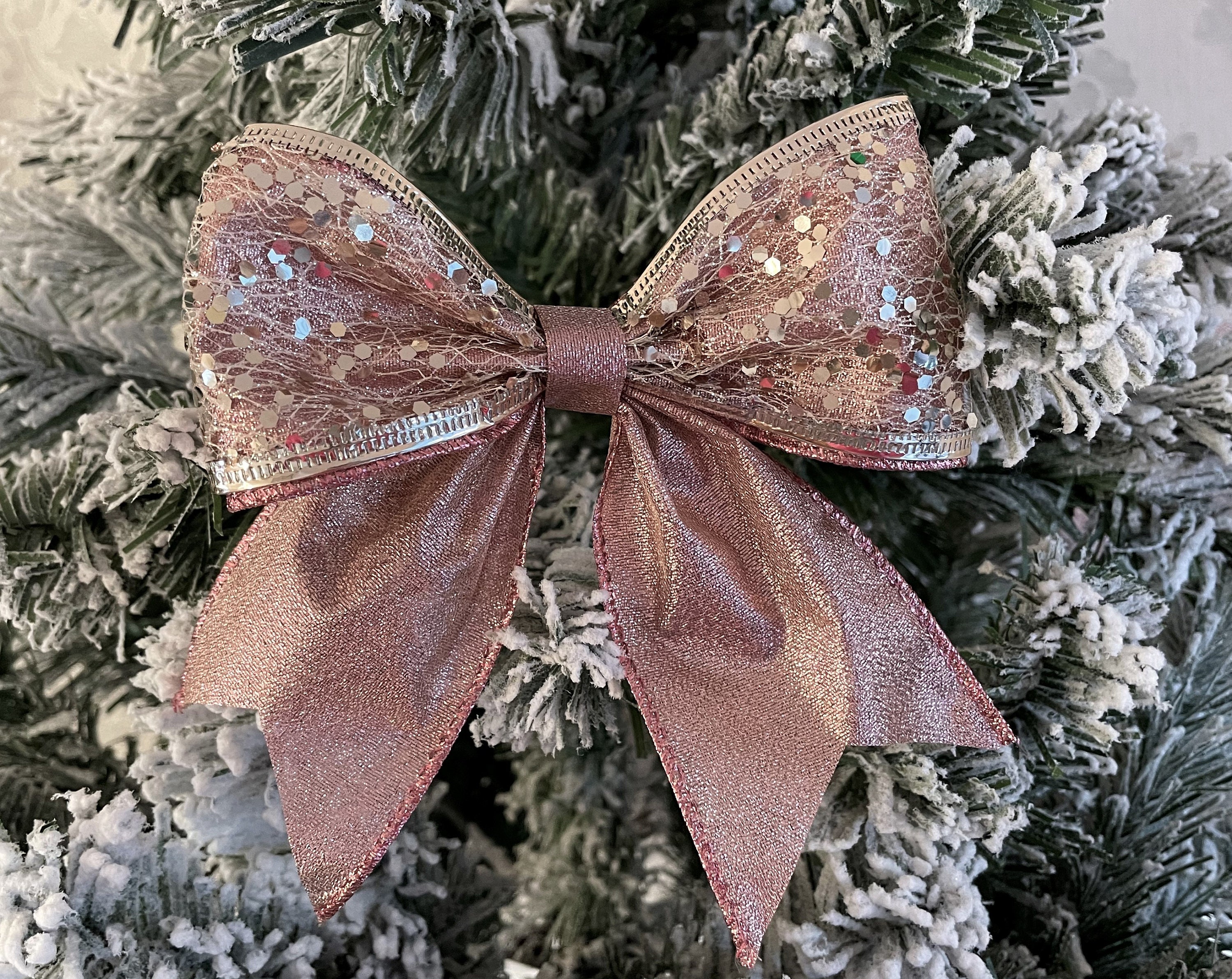 Champagne/rose Gold Tree Topper for 6 Foot Tree With Full Etsy