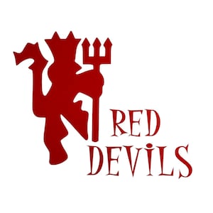 Manchester United Red Devils - vinyl sticker sticker