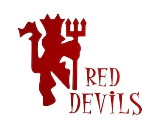 Manchester United Red Devils  - Vinyl Decal Sticker