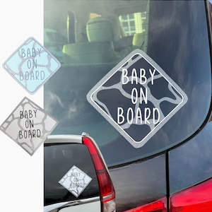 Naklejka na samochód „Baby On Board”