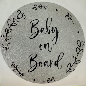 Naklejka na samochód „Baby On Board”