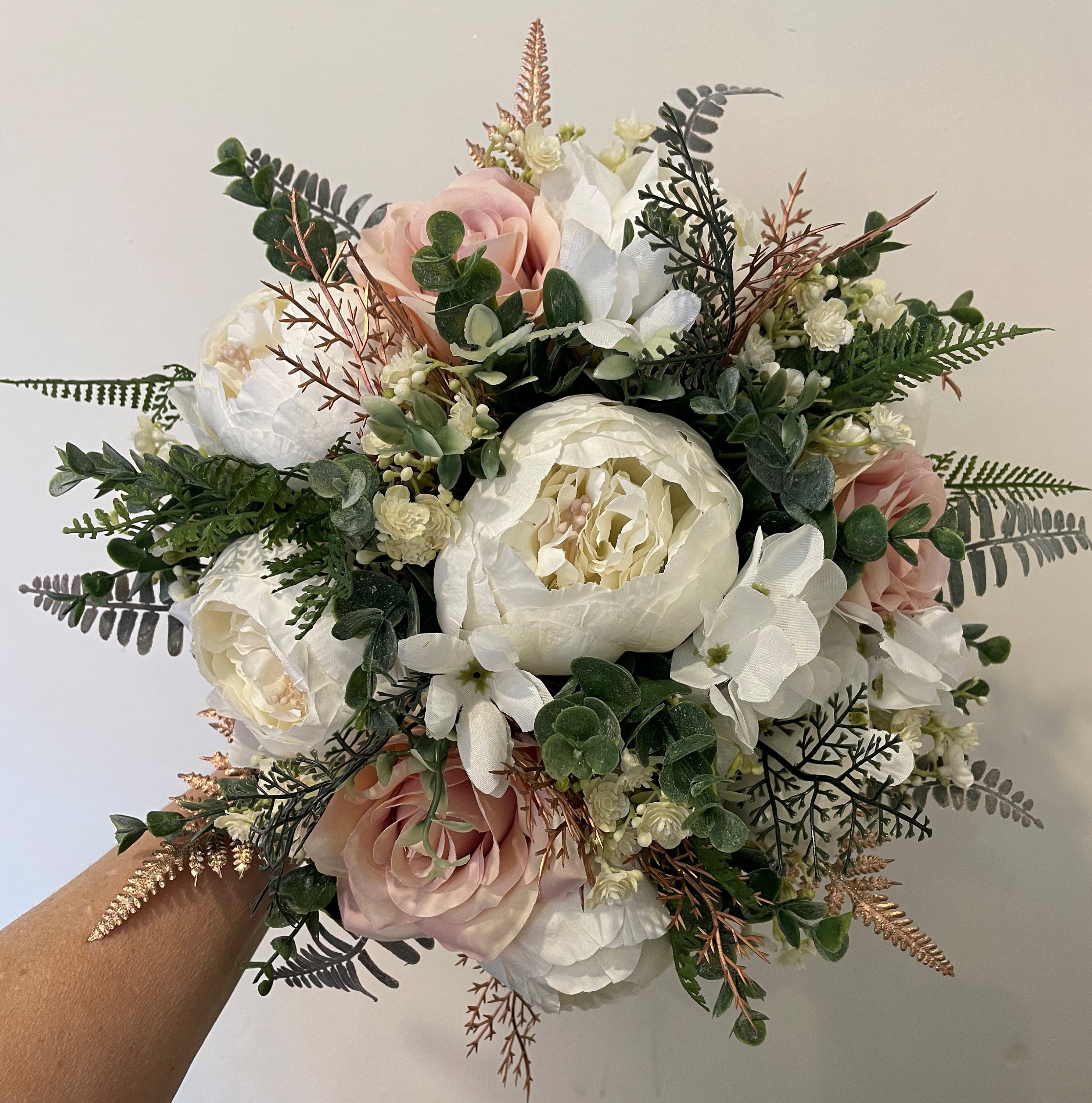 Bouquet da sposa fatto a mano, per damigella d'onore, con
