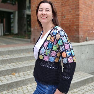 Żakiet Lissa, wzór PL wszystkie rozmiary Crochet pattern top PDF image 2