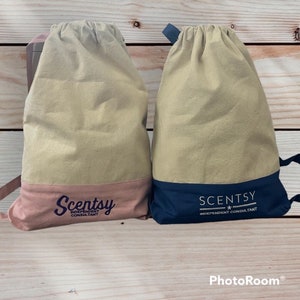Authorized Scentsy Vendor Scentsy Consultant Heavy Canvas Sling Bag / Backpack - 2 color combos