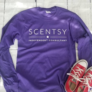 Authorized Scentsy Vendor Scentsy loose fit Winter Long Sleeve T Shirt tee 6 Colors to Chose From