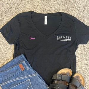 Authorized Scentsy Vendor Scentsy Vneck V-Neck Tee Shirt TShirt 9 COLORS!