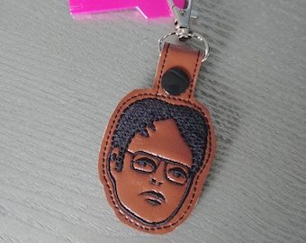 Dwight Schrute The Office Assistant to the Regional Manager Key Fob Keychain 6 colors to chose from