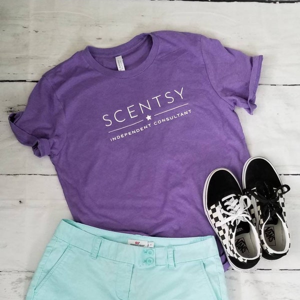 Authorized Scentsy Vendor Scentsy loose fit Bella + Canvas Summer T Shirt tee 6 Colors to Chose From