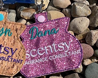 Llavero tarjetero/portadinero de distribuidor autorizado de Scentsy