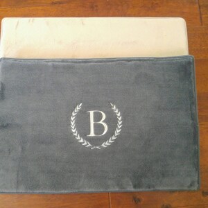 Personalized Microfiber Memory Foam Monogrammed Kitchen or Bath Mat - Etsy