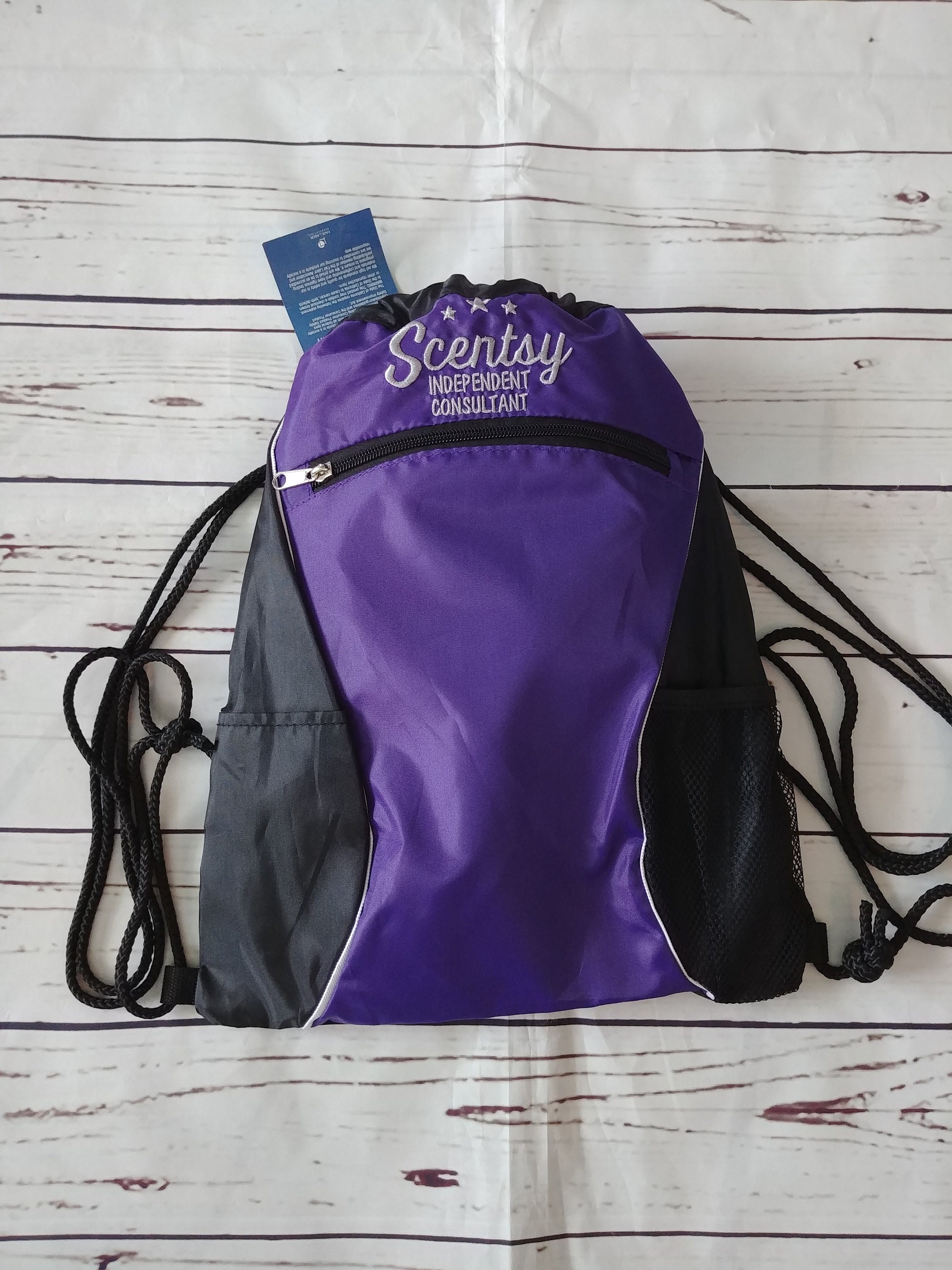 Sale Scentsy Home Authentic Black Backpack Bag Unisex OREGON LEATHER BACKPACK – Intentionally Blank main image 2